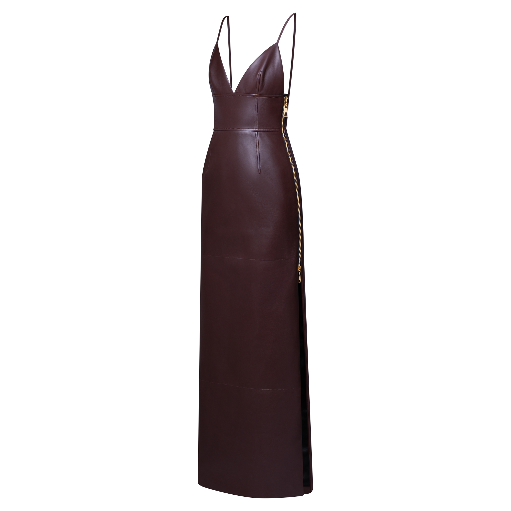 Long V-Neck Zipped Dress - Ready-to-Wear | LOUIS VUITTON Long V-Neck Zipped Dress - Ready-to-Wear | LOUIS VUITTON